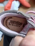Vorschaubild 3 von Pepino Lauflernschuhe Mädchen Gr. 19 Grau Rosa Herz Wildleder