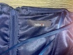 Vorschaubild 5 von Abendkleid Pailletten Maxikleid Damen Blau Gr. 34/XS Elegant