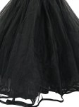Vorschaubild 3 von Abendkleid Damen Gr. 36/S Schwarz Elegant Strukturmuster