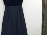 Vorschaubild 4 von Damen Festliches Samtkleid Blau Gr. 42/XL Elegant Maxikleid