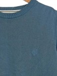 Vorschaubild 3 von Pullover Herren Gr. 48/M Blau Baumwolle Strukturmuster Casual Logo