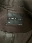 Vorschaubild 7 von Wollmantel Damen Braun Gr. 34/XS Wolle Uni Klassisch Langarm Alltag