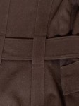 Vorschaubild 4 von Wollmantel Damen Braun Gr. 34/XS Wolle Uni Klassisch Langarm Alltag