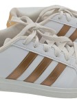 Vorschaubild 2 von Damen Sneaker low Sportschuhe Gr. 36 Weiß Gold Sportlich