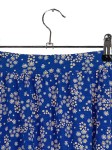 Vorschaubild 2 von Damen A-Linienrock 34;XS Blau Blumenmuster Midirock Feminin
