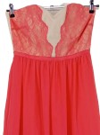 Vorschaubild 4 von Damen Abendkleid Rot Elegant Spitze Maxikleid Gr. 36 S