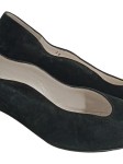 Vorschaubild 3 von Damen Pumps Gr. 38 Schwarz Elegant Wildleder