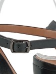 Vorschaubild 4 von Damen Sandaletten Schwarz Gr. 38 Elegant Blockabsatz Riemchensandalen