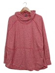 Vorschaubild 1 von Damen Kapuzenpullover Gr. 40/L Rot Meliert Hoodie Casual