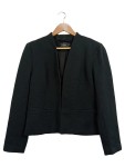Vorschaubild 1 von Blazer Damen Schwarz Gr. UNI Polyester Elasthan Strukturmuster Business