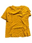 Vorschaubild 1 von Herren T-Shirt Gelb Gr. XL Basic Baumwolle Kurzarm Freizeit