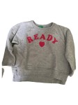 Vorschaubild 1 von Damen Sweatshirt Grau xxxs Casual Ready Aufdruck