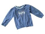Vorschaubild 1 von Kinder Langarmshirt Gr. 98 Blau Punkte Mädchen Casual