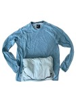 Vorschaubild 1 von Herren Langarmshirt Blau Gr. 52/XL Sport Meliert