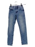 Vorschaubild 1 von Kinder Jeans Slim Fit Blau Gr. 140 Uni Baumwolle