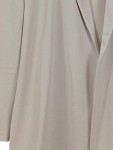 Vorschaubild 2 von Blazer Damen Beige Gr. 36/S Polyester Uni Casual Langarm Frühjahr/Sommer