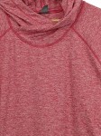 Vorschaubild 2 von Damen Kapuzenpullover Gr. 40/L Rot Meliert Hoodie Casual
