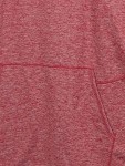 Vorschaubild 3 von Damen Kapuzenpullover Gr. 40/L Rot Meliert Hoodie Casual