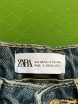 Vorschaubild 8 von Distressed Mom Jeans Damen Blau Gr. 38/M Streetwear Cut-Outs