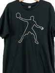 Vorschaubild 2 von Kinder Basketball T-Shirt Gr. 152 Schwarz Silhouette Sportlich
