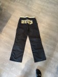 Vorschaubild 3 von Kinder Cargohose Gr. 164 Schwarz Uni Baumwolle Freizeit