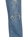 Vorschaubild 3 von Ripped Jeans Damen Blau Gr. W25/34/XS Baumwolle Uni Streetwear 30 cm