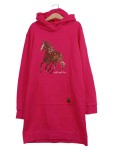 Vorschaubild 1 von Kapuzenpullover Kinder Pink Gr. 152 Baumwolle Polyester Casual Langarm