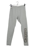 Vorschaubild 1 von Damen Jogginghose Gr. 40/L Grau Meliert Sportlich Logo-Print