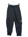 Vorschaubild 1 von Kinder Cargohose Sportlich Schwarz Gr. 128 Polyester Logo Print