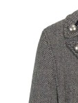 Vorschaubild 2 von VSCT Jeans 2 Be Free Damen Mantel Fischgrät Grau Gr. M Military-Stil