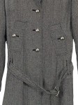 Vorschaubild 3 von VSCT Jeans 2 Be Free Damen Mantel Fischgrät Grau Gr. M Military-Stil