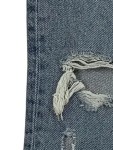 Vorschaubild 3 von Distressed Mom Jeans Damen Blau Gr. 38/M Streetwear Cut-Outs