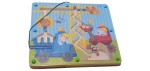 Vorschaubild 1 von Motorikschleife Baustelle Holz Perlenlabyrinth Kinder Mehrfarbig