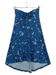 Vorschaubild 1 von Damen Sommerkleid trägerlos Gr. 36/S Blau Outdoor Grafisch