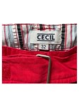 Vorschaubild 8 von Cecil Damen Cargohose Gr. 32 Rot Casual Baumwolle Freizeithose