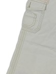 Vorschaubild 4 von Cargohose Kinder Gr. 122 Beige Baumwolle Uni Casual Stickerei 56 cm 62 cm