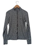 Vorschaubild 1 von Trainingsjacke Damen Grau Gr. 36/S Polyester Elasthan Meliert Langarm