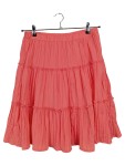 Vorschaubild 1 von Damen Volantrock Pink Gr. S Rüschen Minirock Freizeit