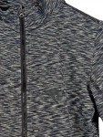 Vorschaubild 2 von Trainingsjacke Damen Grau Gr. 36/S Polyester Elasthan Meliert Langarm