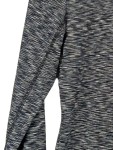 Vorschaubild 4 von Trainingsjacke Damen Grau Gr. 36/S Polyester Elasthan Meliert Langarm