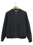 Vorschaubild 1 von Damen Bomberjacke Gr. 36 Schwarz Casual Strukturmuster