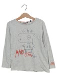 Vorschaubild 1 von Kinder Langarmshirt Gr. 110 Weiß Casual mit Aufdruck