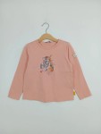Vorschaubild 2 von Mädchen Langarmshirt Gr. 110 Rosa Zebramotiv Baumwolle Casual