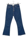 Vorschaubild 1 von Balzac Paris Damen Jeans Wide Fit Flare Blau Gr. 38 Knopfleiste