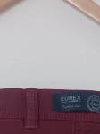 Vorschaubild 5 von Eurex Herren Stoffhose Chino Gr. 26 Rot Casual Baumwolle