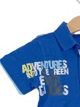 Vorschaubild 3 von Poloshirt Jungen Blau Gr. 86 Casual Kurzarm