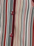 Vorschaubild 3 von Damen Bluse gestreift Mehrfarbig Gr. 44/XXL Casual Hemdbluse