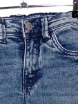 Vorschaubild 3 von Kinder Jeans Slim Fit Blau Gr. 140 Uni Baumwolle
