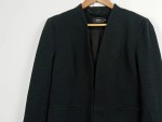 Vorschaubild 2 von Blazer Damen Schwarz Gr. UNI Polyester Elasthan Strukturmuster Business