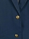 Vorschaubild 3 von Blazer Damen Gr. 38 Blau Business Sakko Eleganter Look